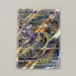 Pokemon Mewtwo VSTAR Ultra Rare Full Art Holo 280 HP Crown Zenith GG44/GG70 - Image 1