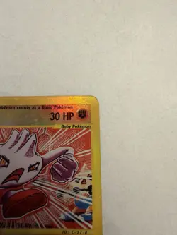 Tyrogue 63/147 Aquapolis 2002 Reverse Holo Pokemon Card TCG - Image 4