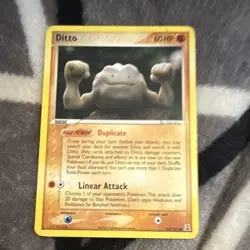 Pokemon Ditto (Geodude) 62/113 EX Delta Species Basic Common Regular 60 HP - Image 1