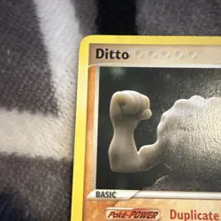 Pokemon Ditto (Geodude) 62/113 EX Delta Species Basic Common Regular 60 HP - Image 2