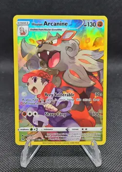 Pokemon TCG Hisuian Arcanine Lost Origin Trainer Gallery TG08 Holo Ultra Rare - Image 1