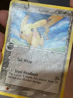 POKEMON PIKACHU 79/110 COMMON HOLON PHANTOMS HP CARD - Image 3