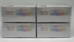 Lot of (4) Pokemon Center Exclusive Prismatic Evolutions PC Elite Trainer Boxes - Image 3
