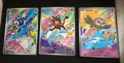 Pokemon First Partner Collection Alolan Starters - Litten, Rowlet, Popplio - Image 1