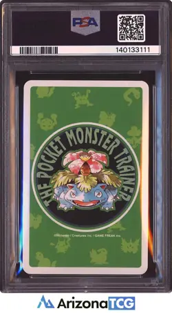Pokemon 1996 Vaporeon 134 9 Of Hearts Green Playing Cards Japanese PSA 10 - Image 2