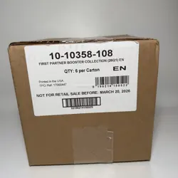 Pokemon TCG First Partner Collection SEALED CASE 6 Boxes 12 Booster Packs - Image 1