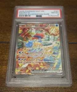 2025 POKEMON WHT EN-WHITE FLARE SPECIAL ILLUSTRATION RARE #167 KELDEO EX PSA 8 - Image 1
