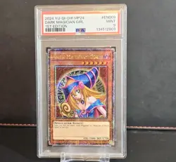 Yugioh ~ Dark Magician Girl ☆ MP24-EN009 Quarter Century Rare ☆ 1st Ed PSA 9 NM - Image 1