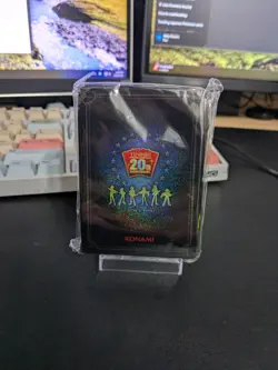 Yu-Gi-Oh 20th Anniversary Konami Card Sleeves Sealed Official OCG 1999 Holograph - Image 1