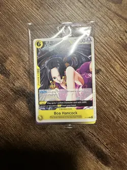 Sealed P-115 Boa Release Event Promo With Rainbow Luffy Leader Sealed - Image 1