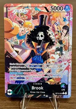 One Piece Brook Leader OP15-022 Alt Art Card NM/Mint Adventure On Kami’s Island - Image 1