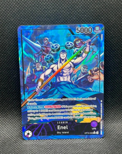 One Piece - OP15-058 Enel Leader Alt Art Adventure on Kami's Island English NM - Image 1