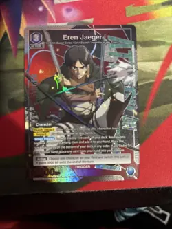 Union Arena Eren Jaeger 1 Star Rare Alt (Alternate Art) UE10BT/AOT-1-027 English - Image 1