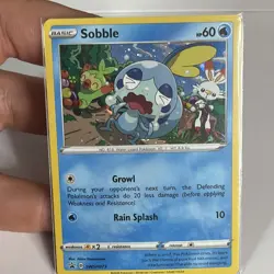 Sobble SWSH073 NM Black Star Promo Cosmos Holo Near Mint Foil Pokemon Card 73 - Image 1