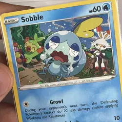 Sobble SWSH073 NM Black Star Promo Cosmos Holo Near Mint Foil Pokemon Card 73 - Image 2