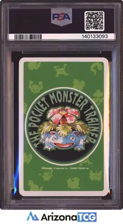 Pokemon 1996 Zapdos 145A 4 Of Diamonds Green Playing Card Japanese PSA 9 - Image 2