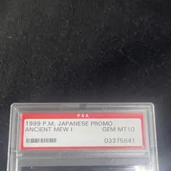 Pokemon TCG 1999 Ancient Mew Japanese Promo Holo PSA GEM MT 10 Card - Image 3