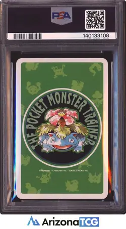 Pokemon 1996 Rhyhorn 111 6 Of Hearts Green Playing Card Japanese GEM MINT PSA 10 - Image 2