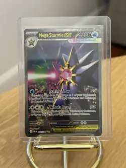 Pokemon Mega Starmie EX POR 118/088 330 HP Holo Mega Evolution Water Card - Image 1