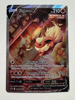 Flareon V SWSH179 SWSH: Sword & Shield Promo Cards Holo - Image 1