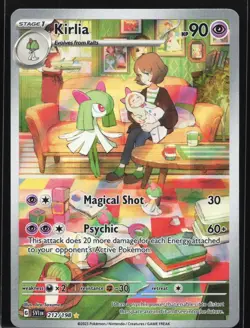 Pokemon Kirlia 212/198 SV01 Scarlet & Violet Illustration Rare Holo English Card - Image 1