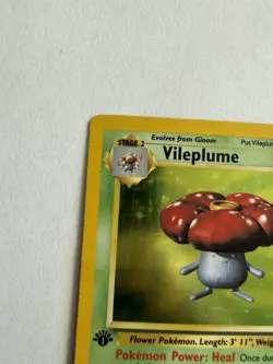 1st Edition Vileplume 15/64 Jungle 1999 Holo Rare WOTC Pokemon Card TCG - Image 3