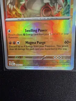 Pokemon Groudon TCG Prismatic Evolutions 049/131 Master Ball Rare Holo Card NM - Image 2