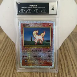 Pokemon Ponyta Reverse Holo Legendary Collection Card 87/110 PCG 4 - Image 1