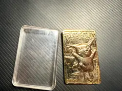 1999 Pikachu 23K Gold Plated Trading Card Burger King Limited Edition - Image 1