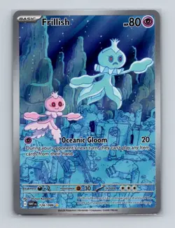 Frillish 126 2025 Pokemon S&V White Flare Full Art Illustration Rare Card NM (a) - Image 1