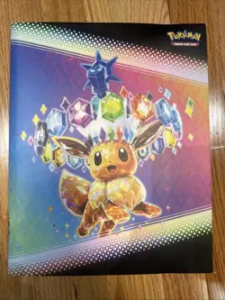 Prismatic Evolutions Binder With Cards Incomplete. Some EX All Sleeved - Image 1