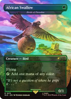 African Swallow - Birds of Paradise Secret Lair Drop Foil - Image 1