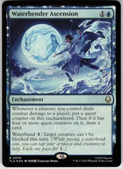 MTG Waterbender Ascension Foil NM Avatar: The Last Airbender Magic 79 - Image 1