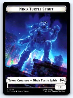MTG Ninja Turtle Spirit // Food Double Sided Token Normal T Teenage Mutant Ninja - Image 1