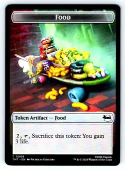 MTG Ninja Turtle Spirit // Food Double Sided Token Normal T Teenage Mutant Ninja - Image 2