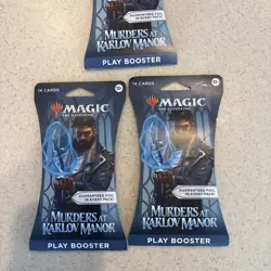 Magic The Gathering MTG Murders At Karlov Manor Play Booster Pack Lot 3 New - Image 2