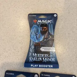 Magic The Gathering MTG Murders At Karlov Manor Play Booster Pack Lot 3 New - Image 4