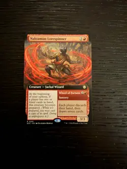 Naktamun Lorespinner Commander: Secrets of Strixhaven Extended Art Rare - Image 1