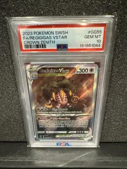 Pokemon Regigigas VSTAR GG55/GG70 Crown Zenith: Galarian Gallery Holo - PSA 10 - Image 1