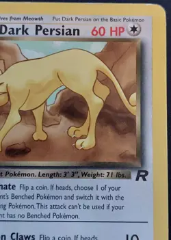 Pokemon tcg Dark Persian Uncommon Unlimited Team Rocket 42/82 LP - Image 5