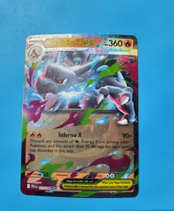 Mega Charizard X ex 13/94 ultra rare Phantasmal Flames Pokemon 2025 - Image 3