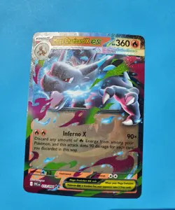 Mega Charizard X ex 13/94 ultra rare Phantasmal Flames Pokemon 2025 - Image 5