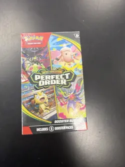 Pokemon TCG: Mega Evolution-Perfect Order Booster Bundle (6 Packs) New Sealed - Image 2