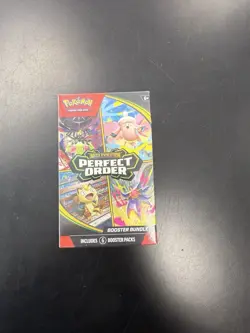 Pokemon TCG: Mega Evolution-Perfect Order Booster Bundle (6 Packs) New Sealed - Image 3