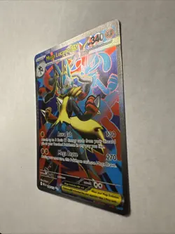 Pokemon TCG Mega Lucario ex 160/132 Me01: Mega Evolution Holo - Image 3