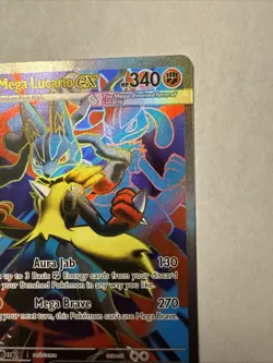 Pokemon TCG Mega Lucario ex 160/132 Me01: Mega Evolution Holo - Image 5