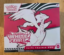 Pokemon Scarlet & Violet White Flare Elite Trainer Box English 2024 - Image 1
