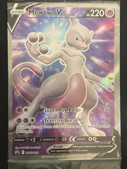 Mewtwo V SWSH229 Sealed Black Star Promo Pokemon GO NM - Image 1