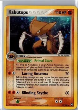 Pokemon TCG Kabutops 10/108 Power Keepers Holo NM - Image 1
