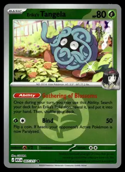 Erika's Tangela - (Energy Symbol) 007/217 ME: Ascended Heroes Reverse Holo NM/M - Image 1